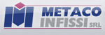 La Metaco Infissi s.r.l. (già Metaco snc) piccola azienda artigiana a conduzione familiare presente sul mercato dal 1988 opera nel settore della serramentistica e della carpenteria metallica leggera.
Azienda di modeste dimensioni, 3 titolari e 5 dipendenti, si rivolge soprattutto a una clientela esigente che pretende qualità, estetica e funzionalità al prezzo giusto.
L'esperienza maturata negli anni, l'impiego di materiali di 1a qualità, l'utilizzo di attrezzature moderne e la collaborazione con partners leaders nel settore fanno della "Metaco Infissi s.r.l." un'azienda all'avanguardia in grado di risolvere le più svariate richieste di lavori su misura e a disegno nonché la loro messa in opera.